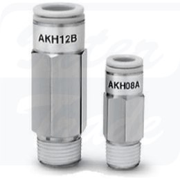 [AKH12A-03S] AKH, Zawory zwrotne z przyłączem wtykowym/gwintem zewnętrznym