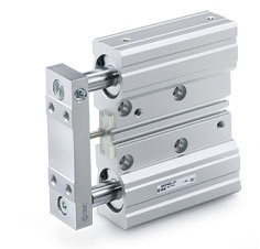 Siłowniki z prowadnicami